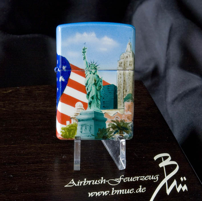 Feuerzeug Urlaubsmotiv